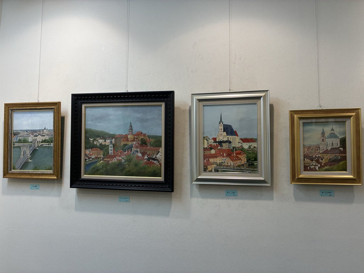 Mitsuru_T_ART's tweet photo. #白日会 会員の杉若秋津さんの個展に行ってきました…実際に世界25カ国に行った経験から描かれた作品はどれもその雰囲気を感じさせる作品でした😌

9/25迄名古屋栄のギャラリー彩で展示しています

#絵画　#油絵　#油彩 https://t.co/Kd1QBW03cL