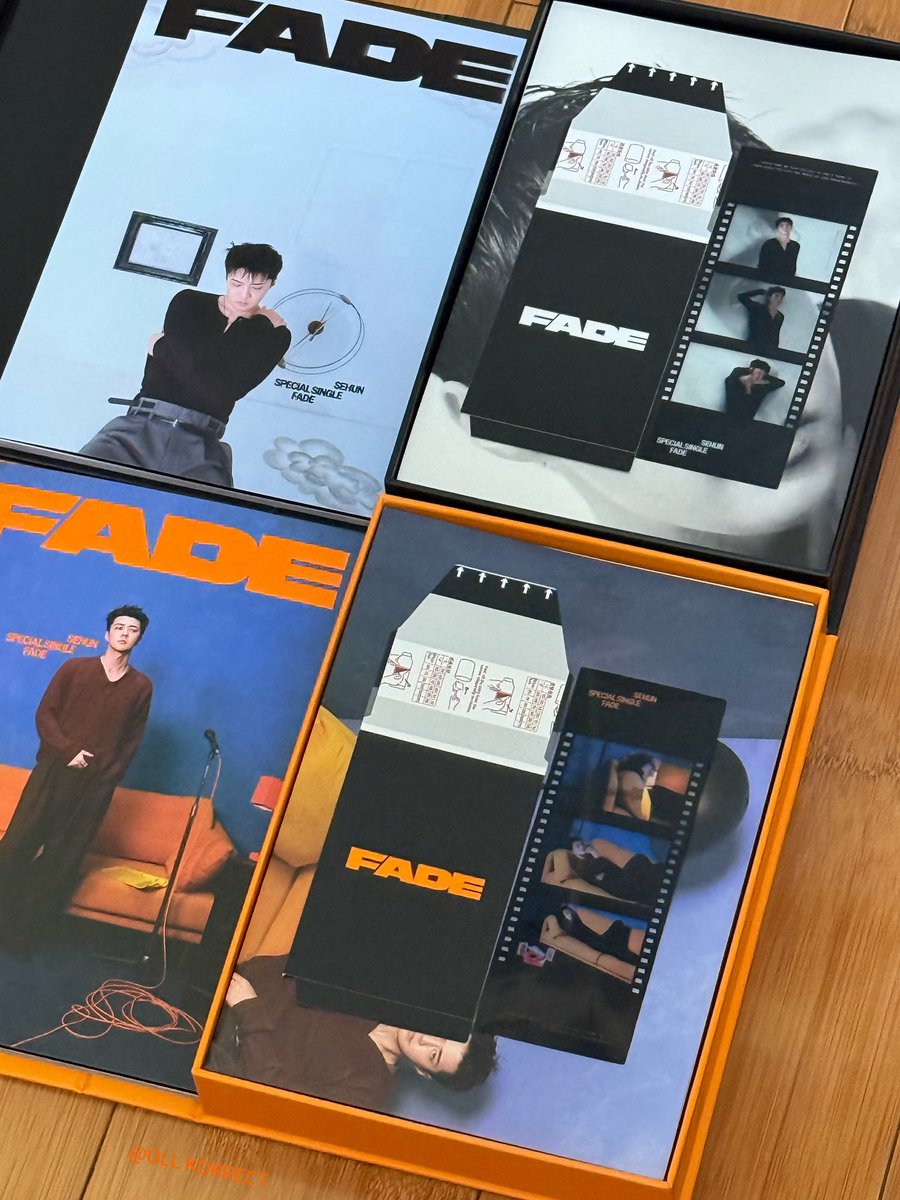 xunhuas's tweet photo. SEHUN’S 1ST SOLO PHYSICAL ALBUM 'FADE' 💿🧡🖤 https://t.co/YSw2kl846n
