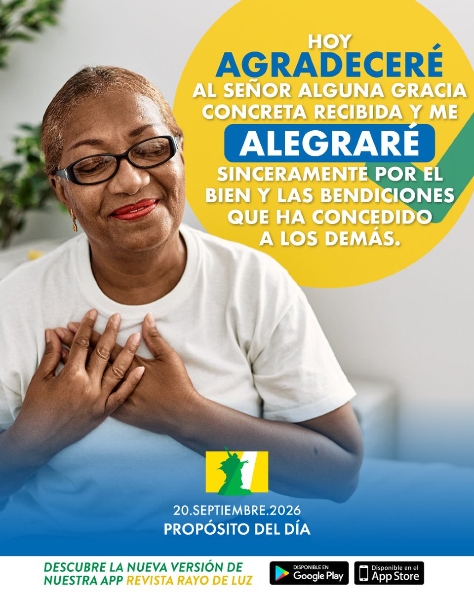 rayodeluzrd's tweet photo. La gratitud ensancha el corazón.😇 Cuando dejamos de compararnos, aprendemos a celebrar 🙌🏽 la bondad de Dios también en la vida de los demás. 🫂
 
#PropositodelDia #RevistaRDL #RayodeLuz https://t.co/ekBwr4DDK3