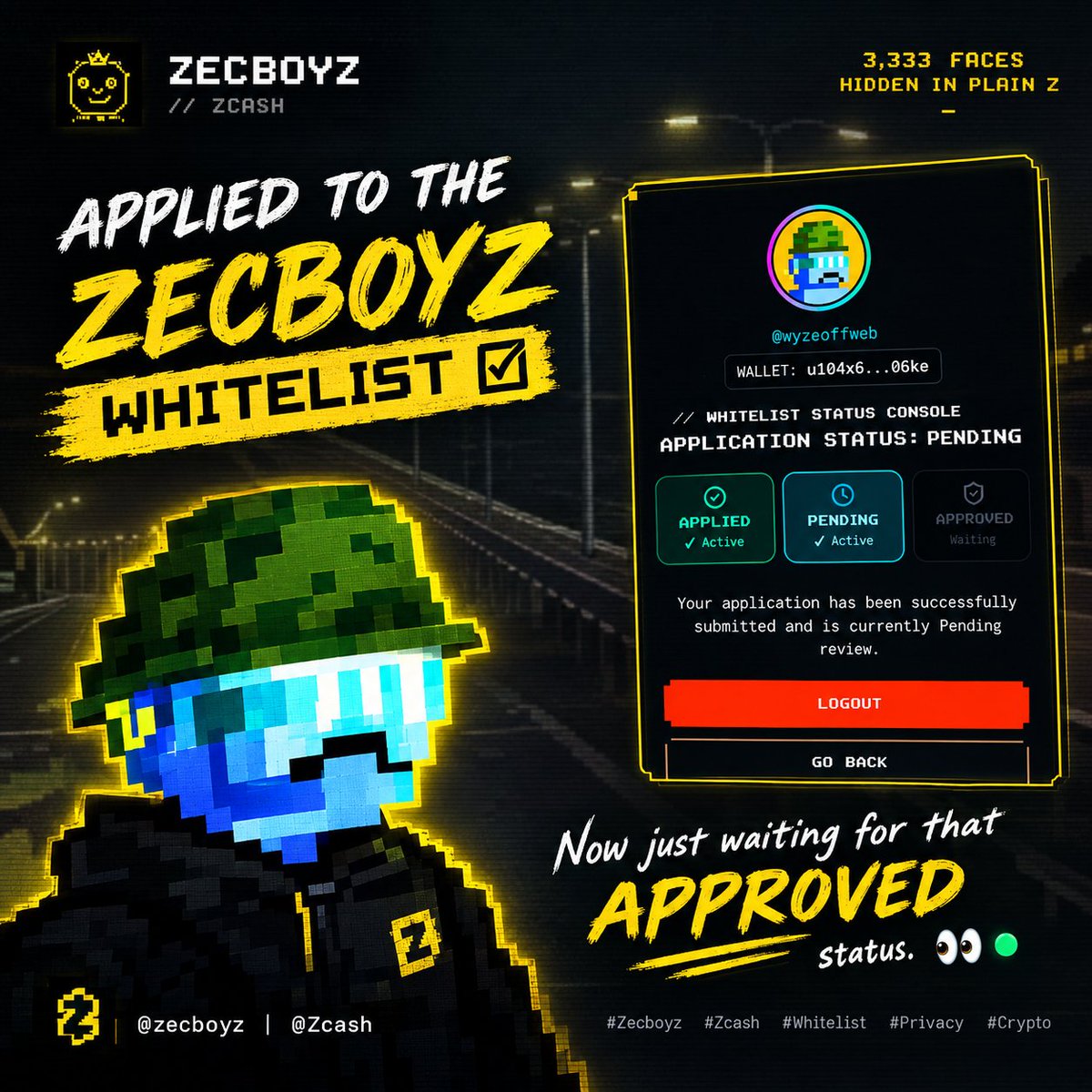 wyzeoffweb's tweet photo. It's time baby
Let's go

https://t.co/JA2ODmE2S5

@zecboyz https://t.co/OanWvPbjNN