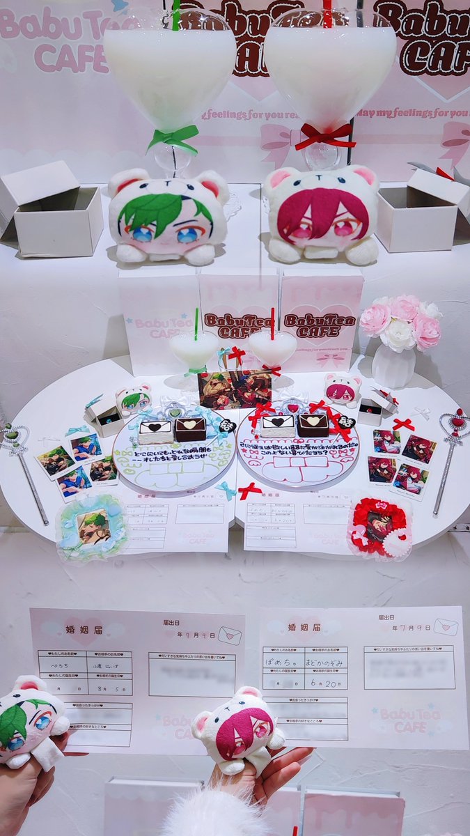 ganashemelt_'s tweet photo. 📍Babu Tea CAFE 東京店💌🎀

ずっと気になってたカフェに行ってきたの🫖♡店内もドリンクもぜんぶ可愛すぎてきゅんきゅん😖💓オタ活にもぴったりすぎるお気に入りカフェ🍒🤍 https://t.co/MXAT4EAdgI