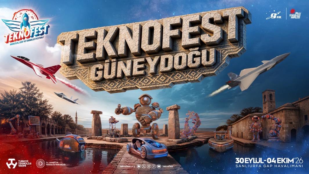 bybekirbozdag's tweet photo. Tarihin sıfır noktası ve Medeniyetler Şehri  Şanlıurfamız bu kez Türkiye’nin en büyük teknoloji heyecanı #TeknofestGüneydoğu 
ev sahipliği yapıyor. 🚀

Cumhurbaşkanımız Recep Tayyip Erdoğan’ın liderliğinde yerli ve milli teknoloji hamlemizin en büyük buluşması olan  #TEKNOFESTGüneydoğu, 30 Eylül–4 Ekim tarihleri arasında Şanlıurfa GAP Havalimanı’nda gerçekleştirilecek.

#TeknofestGüneydoğu Şanlıurfa’da yapılması talimatını veren Cumhurbaşkanımız Sayın Recep Tayyip Erdoğan Erdoğan’a ve T3 Vakfı Yönetim Kurulu Başkanı @Selcuk’a Şanlıurfalı hemşehrilerimiz adına şükranlarımızı sunuyoruz.

Şanlıurfalı bütün hemşerilerimiz ile tüm Türkiye’deki özellikle gençlerimizi ve vatandaşlarımıza Şanlıurfamızda yapılacak olan #TeknofestGüneydoğu’ya davet ediyorum.

📍 Şanlıurfa GAP Havalimanı
📅 30 Eylül–4 Ekim 2026