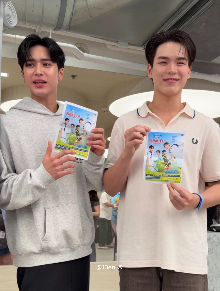 13en_A's tweet photo. พี่ดารามายิงแอดค่ะ
Match Point Final EP. FAN MEETING
27sep ก็ต้องไปแล้วป้ะคะ

#MatchPointSeriesEP8
#MatchPointSeries 
#TeshowPing #PingKrittanun #TeshowPromsakha #เตโชปิง https://t.co/jQjj5p3cVP