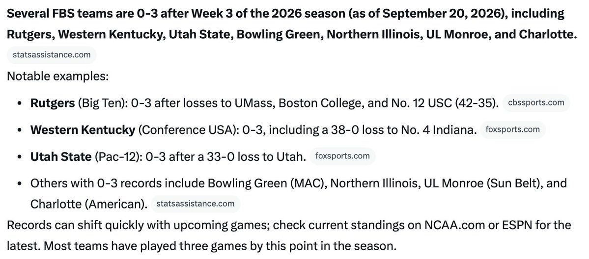 Juneteenth_1860's tweet photo. @_DYoung24 Correct.. Just whites, whiting.. I took the liberty of searching for 0-3 teams this season.. You'll see no mentions of firing their coaches

Coach Prime on the other hand..  Something is different about him.. I wonder what? LOL https://t.co/uYvN5DL0vo