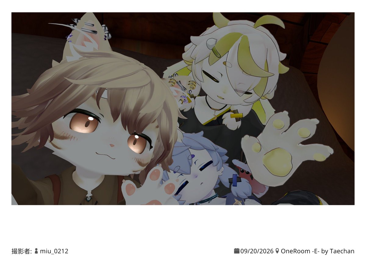 Iti_vrc's tweet photo. 青ユエと黄色ユエ

撮影者 @ tetra_masha  
@ miu67627277014 https://t.co/D3V6VPiEHu