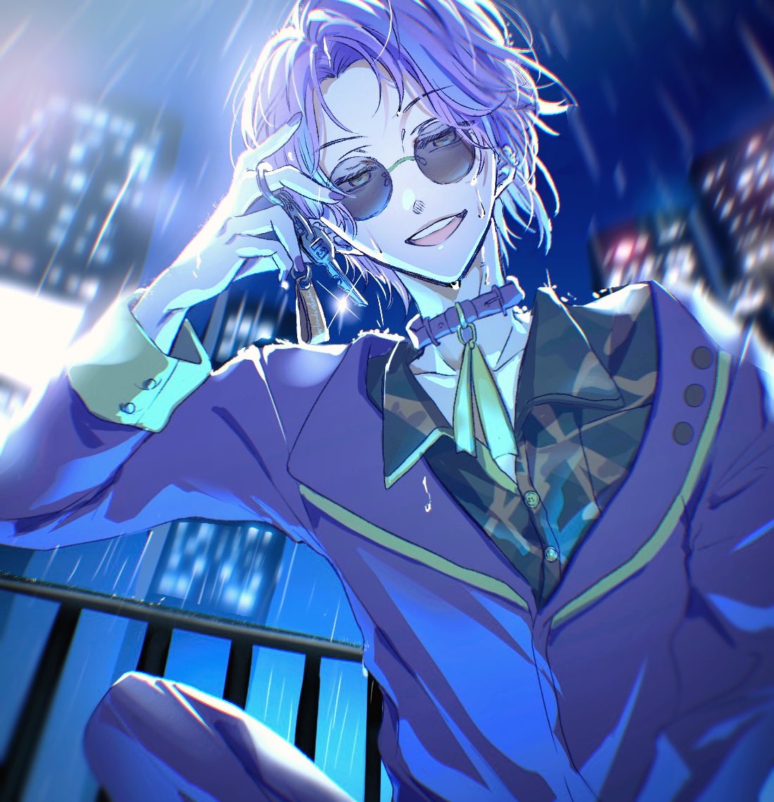 cho__co00's tweet photo. 素敵な線画塗らせて頂きました💙 https://t.co/nUET8GuSuf