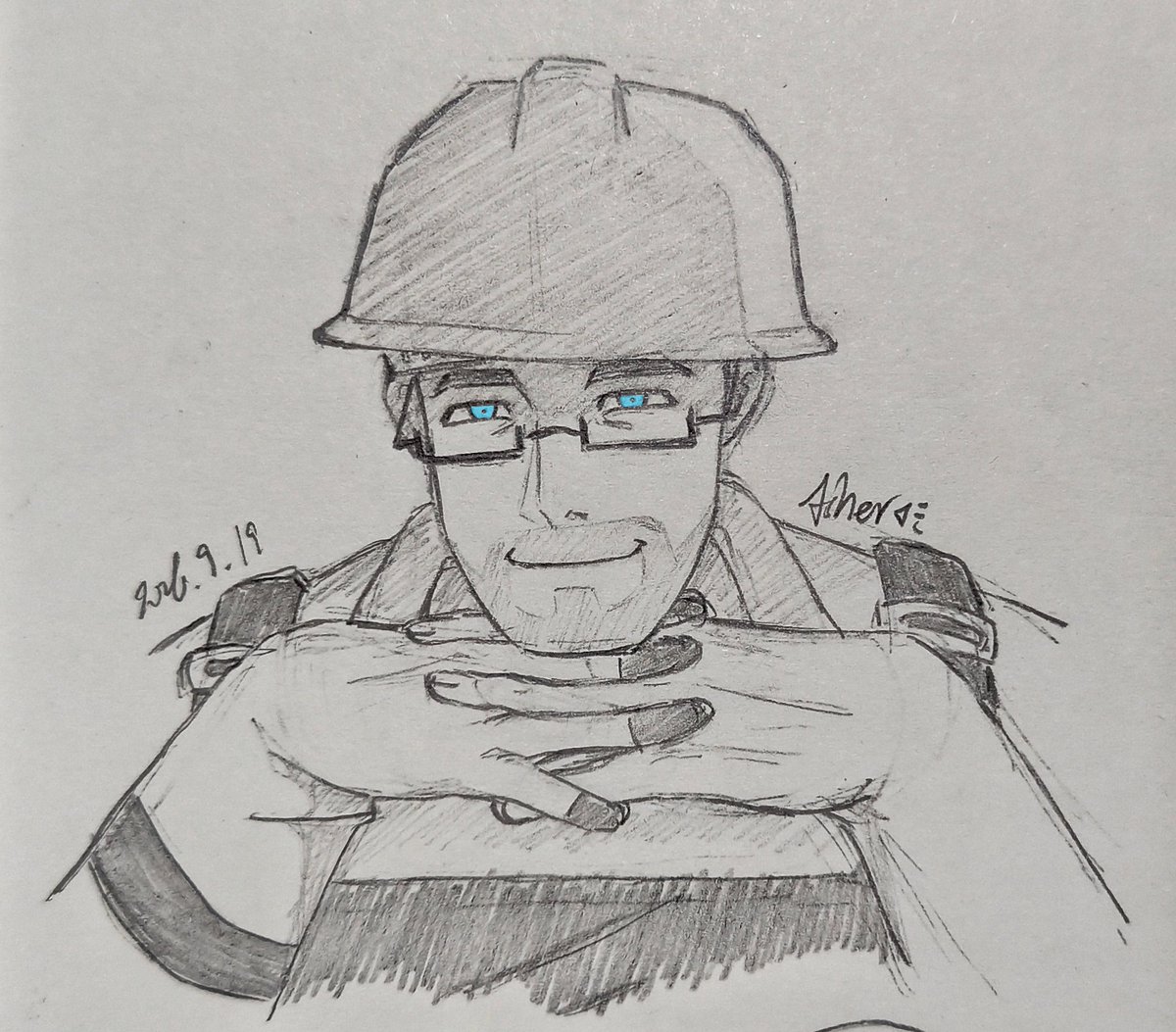 Asher_Leader037's tweet photo. #teamfortress2 #tf2soldier #tf2engineer #helmentparty https://t.co/7HHWgfXCm1