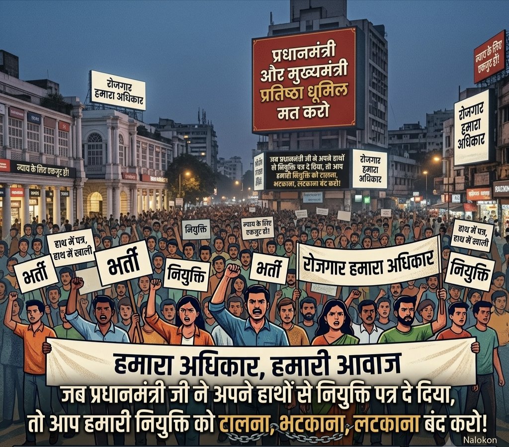 PSChoudharyArmy's tweet photo. चतुर्थ श्रेणी भर्ती परीक्षा में PHQ को अलॉट हुए चतुर्थ श्रेणी कर्मचारियों को अब तक नियुक्ति नहीं दी  है। PHQसे विनम्र निवेदन तुरंत नियुक्ति आदेश जारी  करें।
@svoruganti1466 @RajGovOfficial
#PHQ_चतुर्थ_श्रेणी_नियुक्ति_दो @RajPoliceHelp @BhajanlalBjp @CMOrajasthan https://t.co/6k21CLffxy