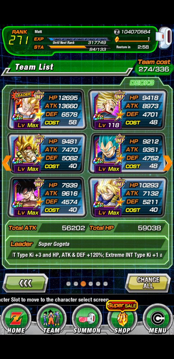 Wabusss's tweet photo. @DokkanAssets Peep the December 2017 team 🔥 https://t.co/wh3ROSpmAL