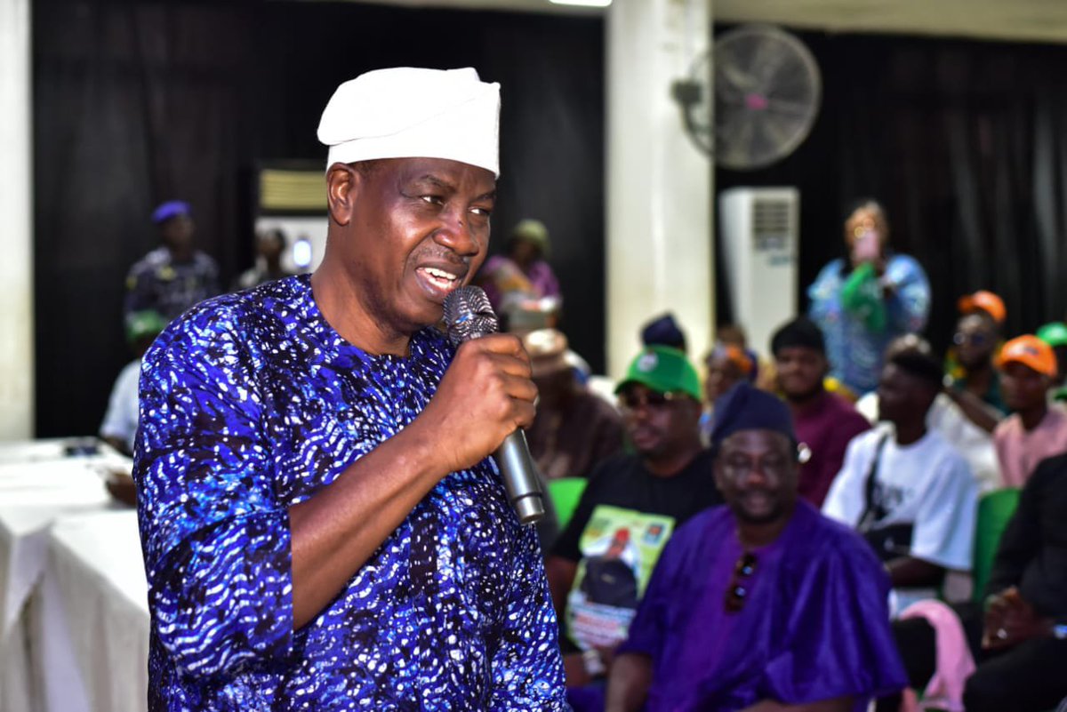 BOGbadams's tweet photo. On Friday, I attended the ADC Lagos State Town Hall and Grassroots Mobilisation Meeting. 

As expected, it was a most fruitful event, and it presented an opportunity for candidates like my principal, @GRVlagos, myself and others, to reaffirm our commitment to changing the fortunes of Lagos and Lagosians.

The party managers, led by our able Chairman, Mr. George Ashiru, and other leaders, also provided reassurance that the party structure is strong, embedded and waxing stronger by the day.

However, Lagosians still have to intentionally and demonstrably make a conscious, deliberate and aggressively determined choice to reject the slavery that the APC egbekegbe has always been known for.

The time for that choice is on Election Day. 

I will paraphrase the former President of Nigeria, President Goodluck Jonathan's last warning to Nigerians, here in Lagos: 

Lagosians have to choose between freedom and bondage, between prosperity and perpetual poverty, between a bountiful future and unending lack.

Chief Gbadebo Rhodes-vivour and I have decided to take Lagos State away from 27 consecutive years of Tinubu-inspired suffering, poverty, lack, wickedness and destructiveness.

We are committed to giving Lagosians a better life in all ramifications, starting with the basics - electricity, water, good roads, free education, free health care, cheaper food, much, much more affordable and accessible housing, a cleaner environment, and in the midst of all that, more jobs, on much better conditions of service, especially for Lagos State Civil Servants.

This time, do not be bewitched by their fetish broom. Reject what you did in 2015. Do not waste another 4 or 8 years of your life by voting for uncommitted atohunrinwas, who think American Citizenship is better for them than just being a Nigerian.

You have no Plan B. They do. That's why they're quite happy to mess Nigeria up, because what they steal, they take to their Plan B countries, and leave you here to suffer.

A word is enough for the wise.

#VoteGRV2027
#VoteADC
#TakeYourFitnessSeriously
#MEGA2027
#MakeEkoGreatAgain2027