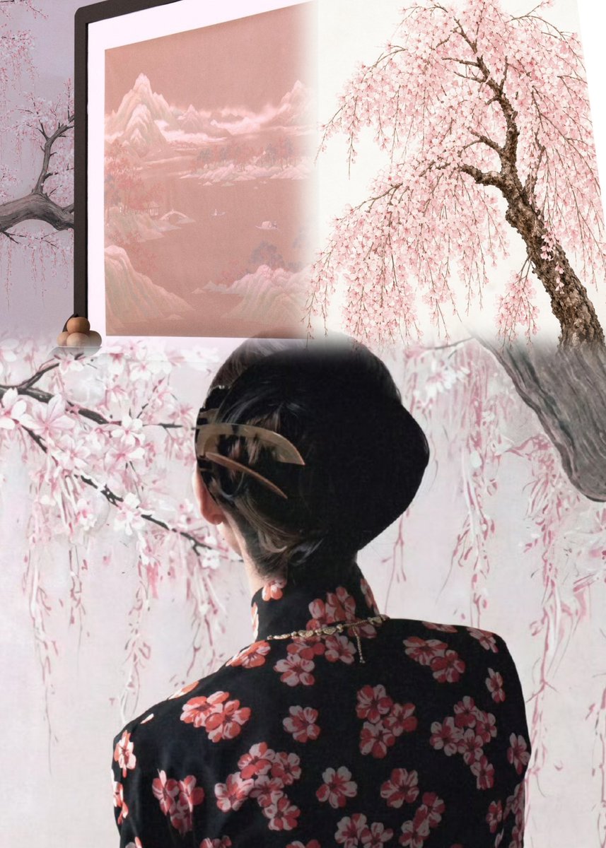 TetSolo1230's tweet photo. The blossoming of wild cherry trees is associated with beauty, purity, and grace; furthermore, as the cherry tree is one of the first to bloom after a harsh winter, its blossoms serve as a powerful symbol of resilience, rebirth, hope, and the triumph of life 🌸
#ZhaoLusi https://t.co/xV9GbvNjoR