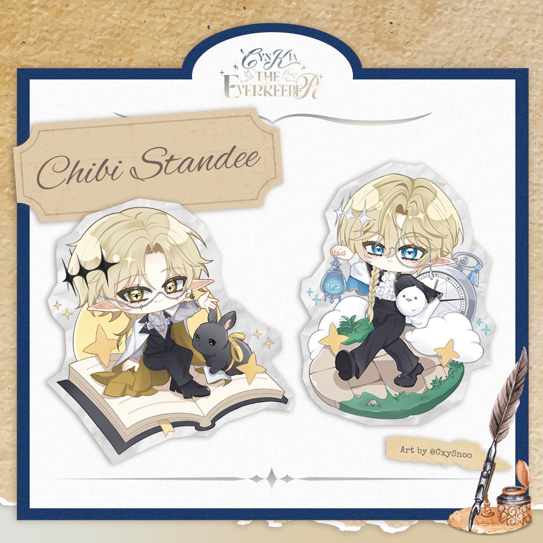 KeepForCynKia's tweet photo. ꧁ ⋆.🕯️˚࿔ Chibi Standee 𓆪 ꧂ 

" เห็นตัวเล็ก ๆ แบบนี้ แต่พลังที่จะคอยปกป้องหัวใจของทุกท่านเกินร้อยนะ (๑'ᵕ'๑)⸝* "

Art by @CxySnoo ♡

#CynKiaTheEverKeeper #ซินเคียรักษ์นิรันดร์ https://t.co/oHZtAGNBLW