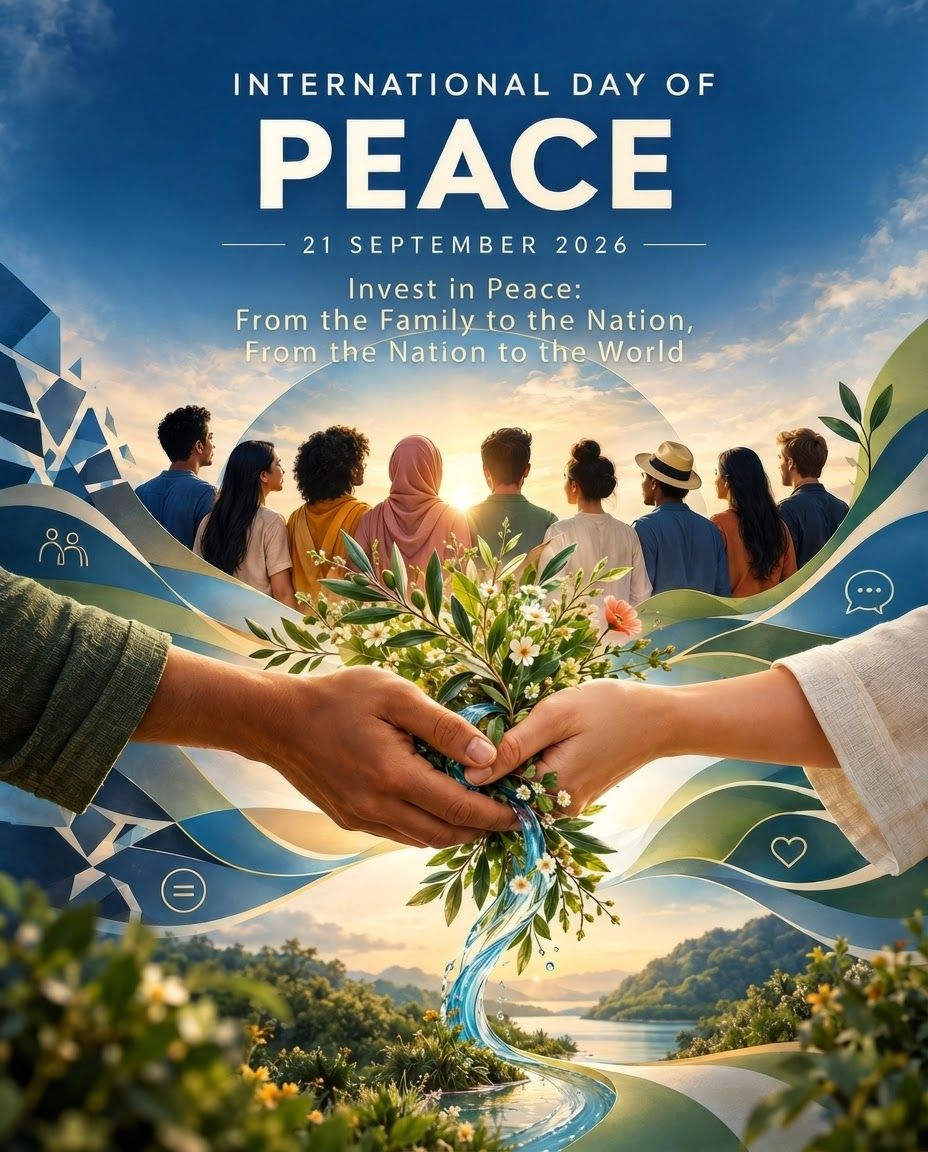 upf_eume's tweet photo. https://t.co/X46LAFTvbg 
On 21 September, 2026, the UN marks the International Day of Peace under the theme, “Invest in Peace: For Everyone, Everywhere, Every Day.” 
#InternationalDayOfPeace #UniversalPeaceFederation #Peacebuilding #SDG16 #AmbassadorsForPeace https://t.co/uif5MMY9pN
