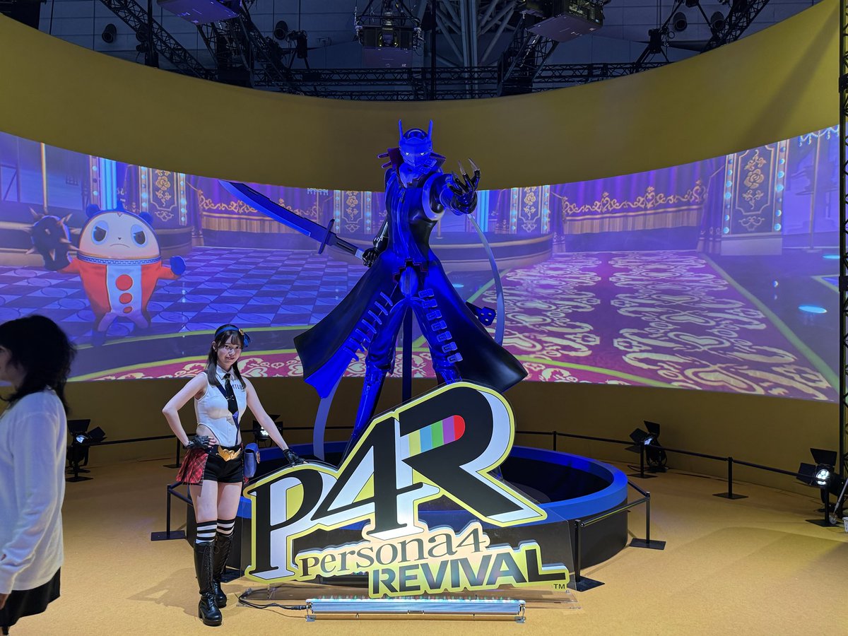 inamisan's tweet photo. 2026/09/18
「TOKYO GAME SHOW 2026」
at.幕張メッセ

今年はビジネスデーのみ参加！今年もアトラス ブース見るんで探さないで下さいと言ってペルソナ4R体験してきましたw凄い進化してる！
P4Gが菜々子と猫を愛ですぎてクリスマスぼっち確定で止まってたのでRは完結したいw https://t.co/iBeCfaYWjm