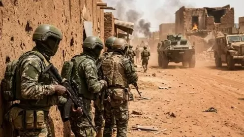 SoleilduNiger's tweet photo. Attaque contre un aéroport au #Mali, terroristes dans des villes du Burkina Faso : synthèse des opérations de combat au Sahel du 5 au 18 septembre https://t.co/pKO9QyysUr