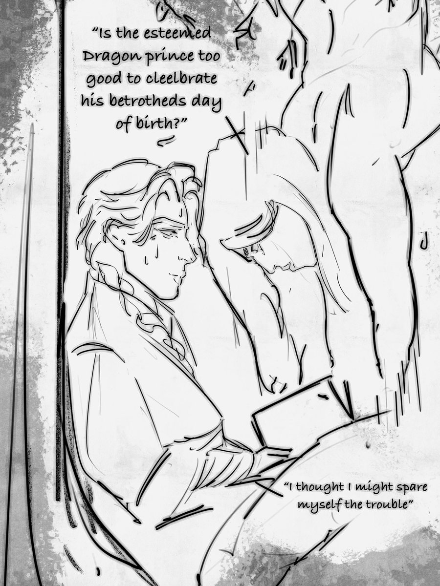 Rainboria's tweet photo. Rhaegar and Fem ( Robert Baratheon ) Fanfic 
This is an old one, thought I’d post it here aha. 
#gameofthronesart #asoiaf #robertbaratheon #stannisbaratheon #digitalart https://t.co/RiPfLTqPEy