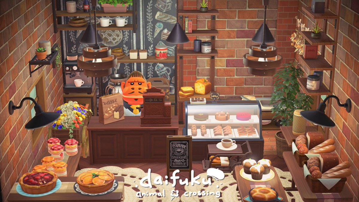 mystia1614's tweet photo. アランベーカリー🍞🥐

#あつまれどうぶつの森 
#あつ森写真部 
#AnimalCrossing 
#ACNHDesigns https://t.co/Yup9uo0ZP6