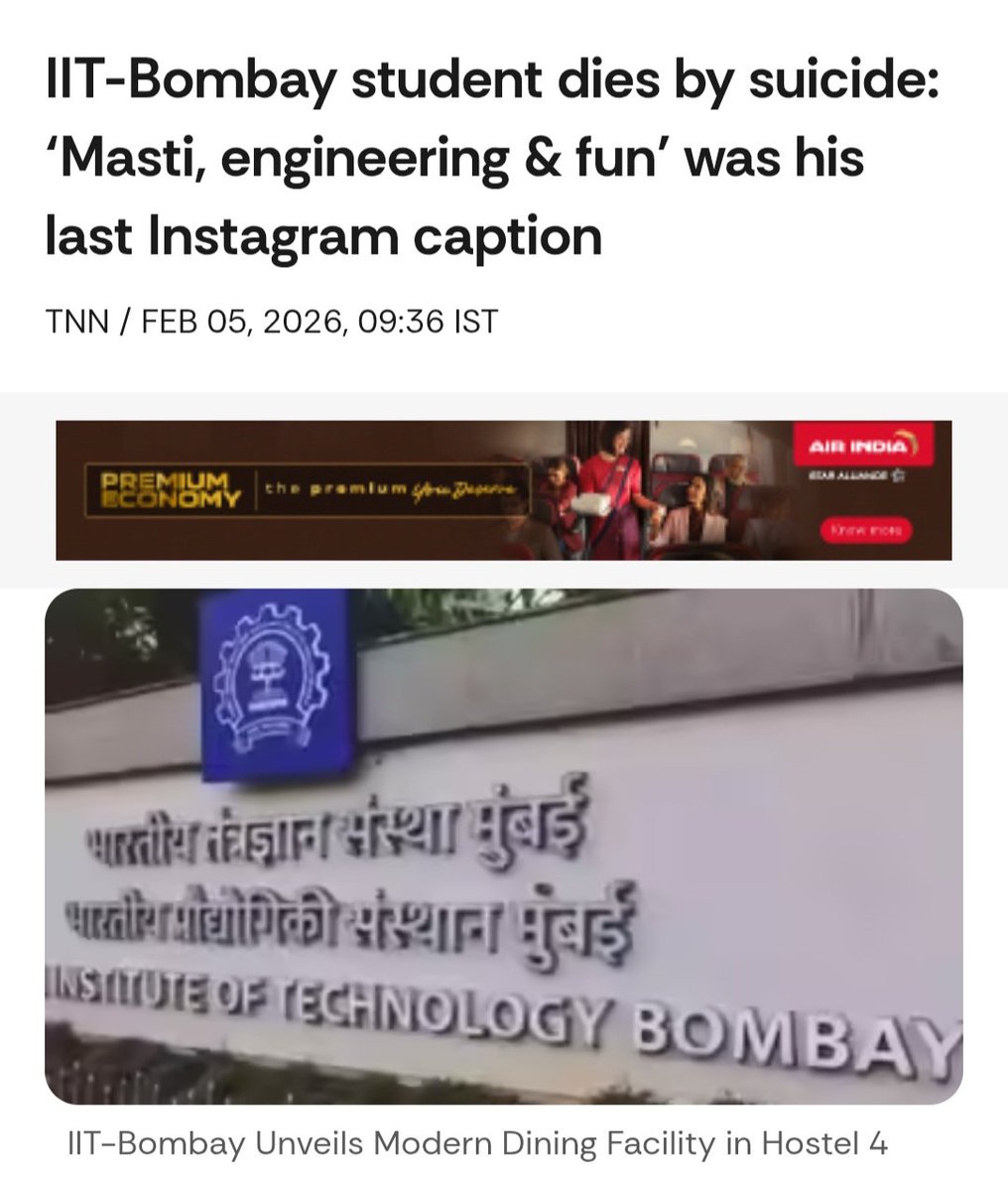 neha_laldas's tweet photo. 2 more students died by suicide in last 6 months, in IIT Bombay.

-Naman Aggarwal
-Sohil Rajkumar  Sangwan

They were GC students.

So their deaths wasn't labelled "caste discrimination".
Their parents didn't blame the IIT professors.
Social justice warriors didn't talk about them.

People will forget them. Govt will forget them.

Why?

Because they were GC students.