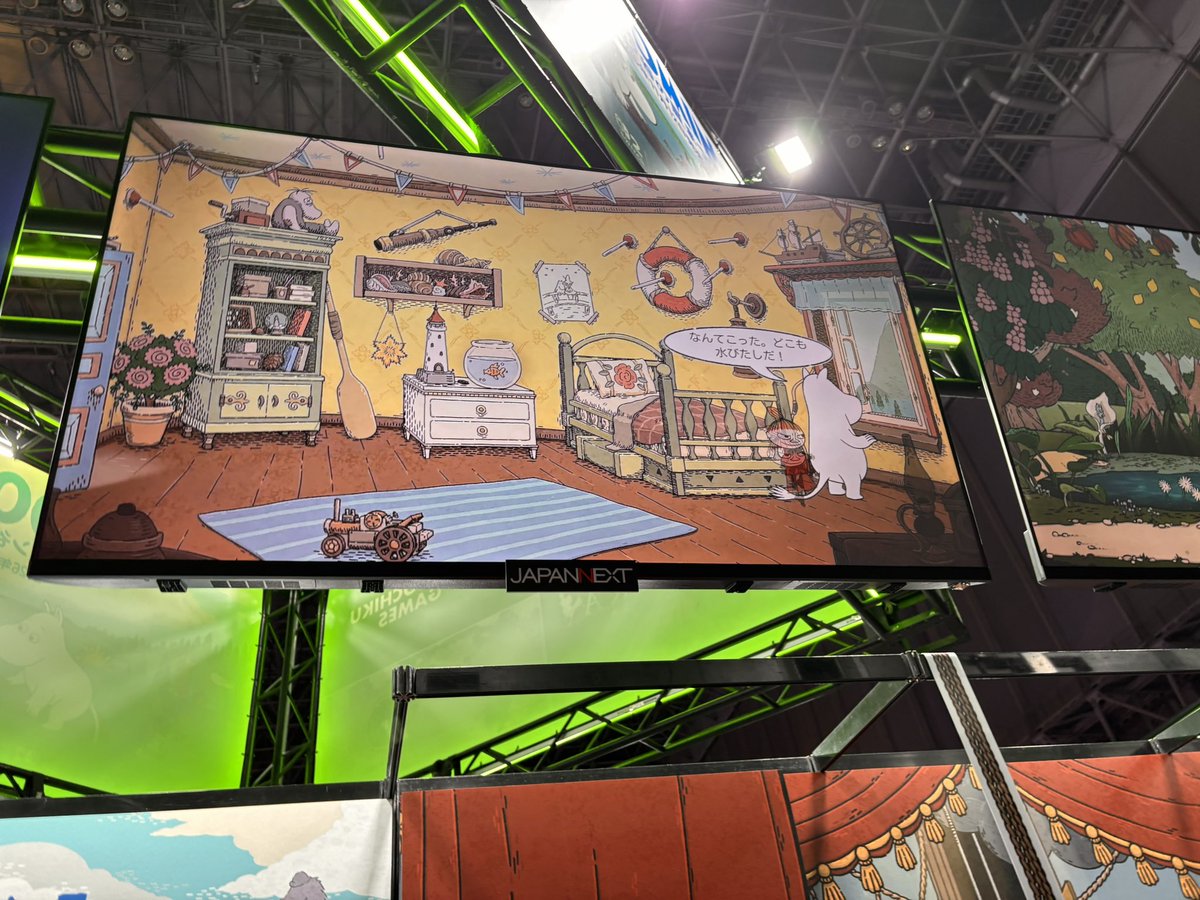 ifeelsamhow's tweet photo. 幕張メッセでタイムリーなネタを入れてくるムーミンさん尊敬する
#TGS30th https://t.co/dquZqr54CI