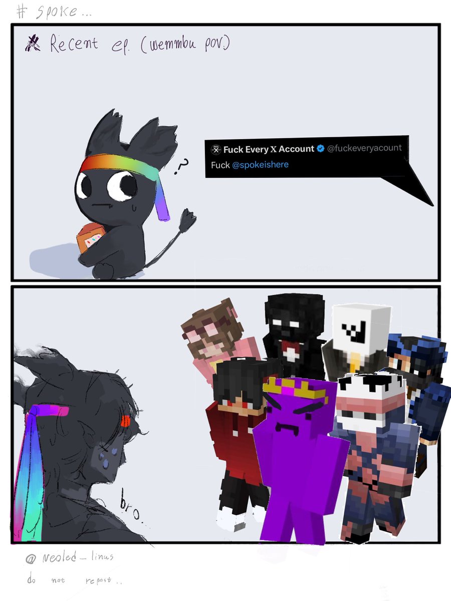 Na_na_owar's tweet photo. They’re increasing, spoke stwop trolling around I swear 😭😭😭🥀🥀🥀This need to update … #unstablesmp #spokeishere #wemmbu https://t.co/ueayss7a8m
