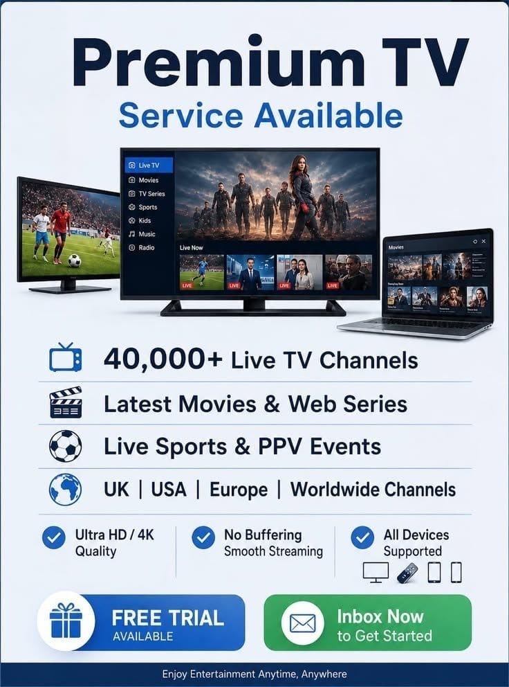 stiedel's tweet photo. Anyone Need UK 🇬🇧 IPTV..?
Devices 📱💻 📺 🖥️
Firestick , iPhone &amp; iOS android TV 
Dm me now for quick IPTV setup 📥 
Enjoy Lastest movies or series show's available live TV enjoy all premier league match list🇪🇦🇫🇷🏆💖🏀🏀 https://t.co/cxOT5f2ZQb