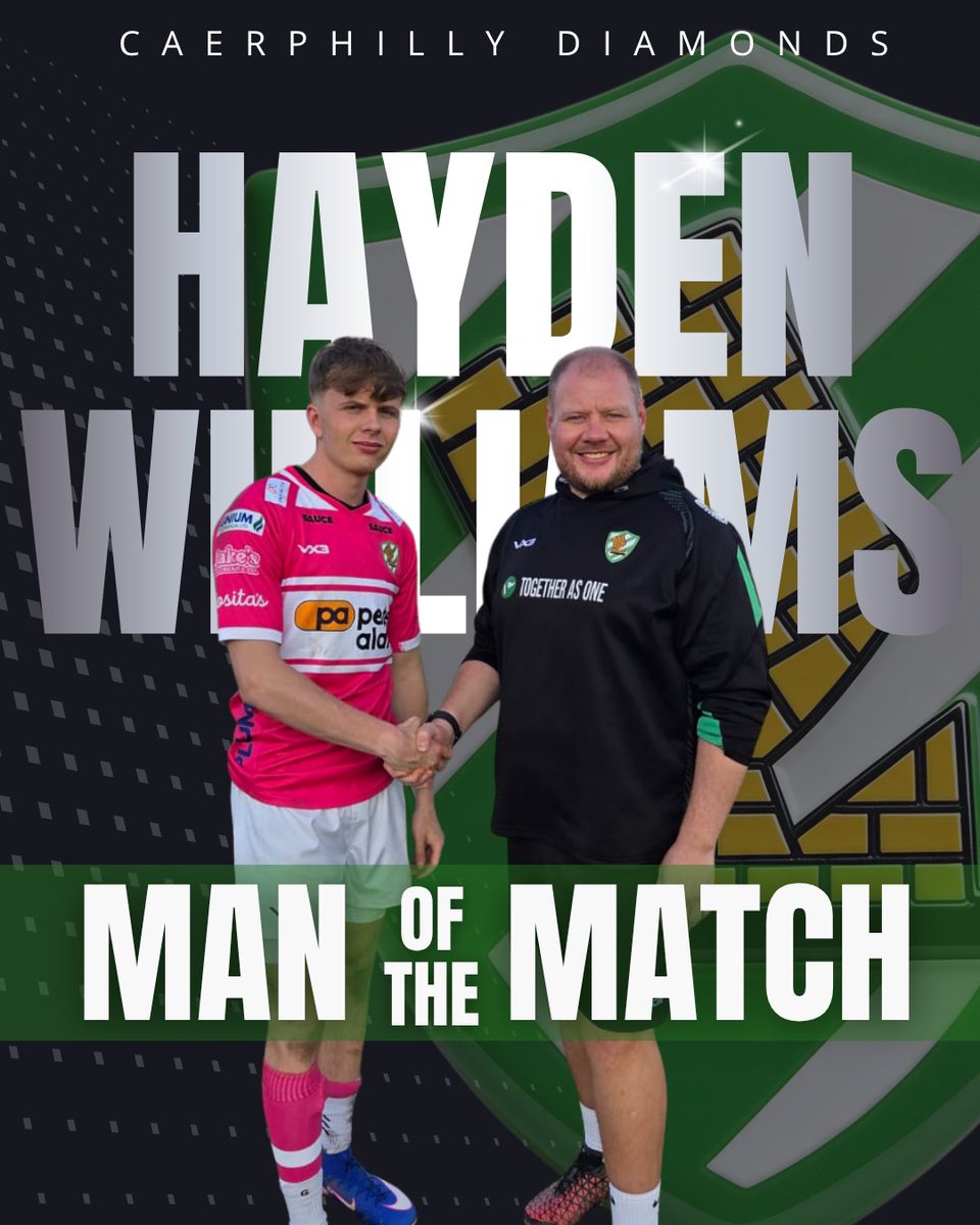 caerphillyrugby's tweet photo. Diamonds Man of the Match. 🤍

Hayden Williams takes it after a big performance at home to Penallta.

Well done Hayden!

#CaerphillyRFC #manofthematch https://t.co/eFQBaS2w97