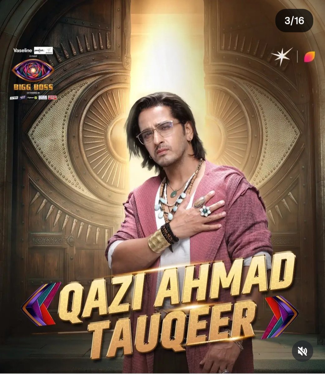 NeutralBBFan's tweet photo. I guess everyone is watching Bigg Boss 20 show only for this man 

BB20 THE QAZI TOUQEER SHOW 
@qazitouqeerr @QaziTouqeerrFC https://t.co/lso1TGtkvJ