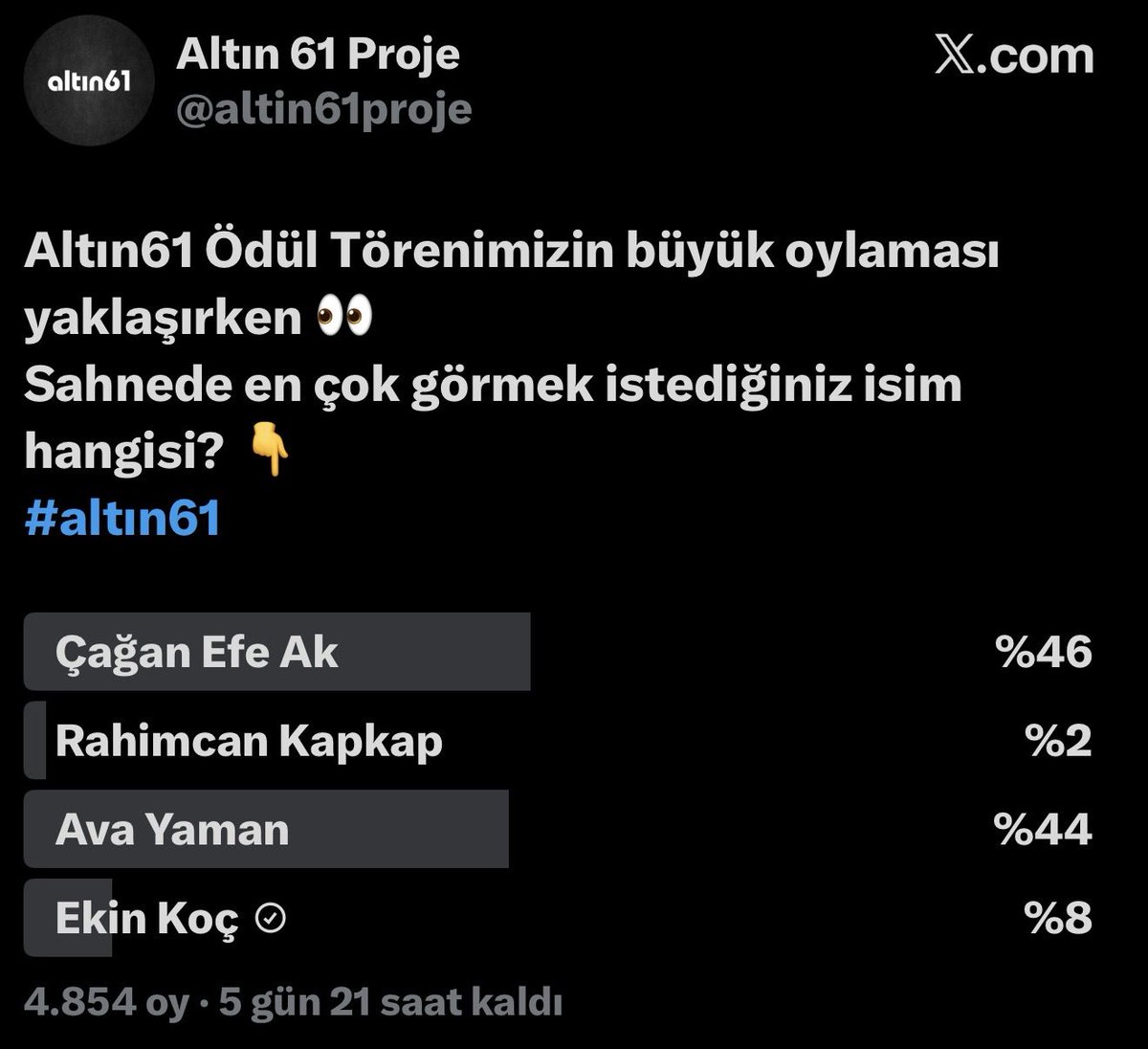 Yasomm2816's tweet photo. Arkadaşlar hayal edin… Ayça ve Ekin yan yana ödül töreninde, beraber ödül alıyorlar. 🥹🤍 Bu hayali gerçeğe çevirmek bizim elimizde. Oylar Ekin Koç ve Ayça Ayşin Turan’a! 🫶🏻🏆

#MuhtemelAşk 
#AyçaAyşinTuran 
#EkinKoç 
#DefKad https://t.co/4Nxv5nNibp