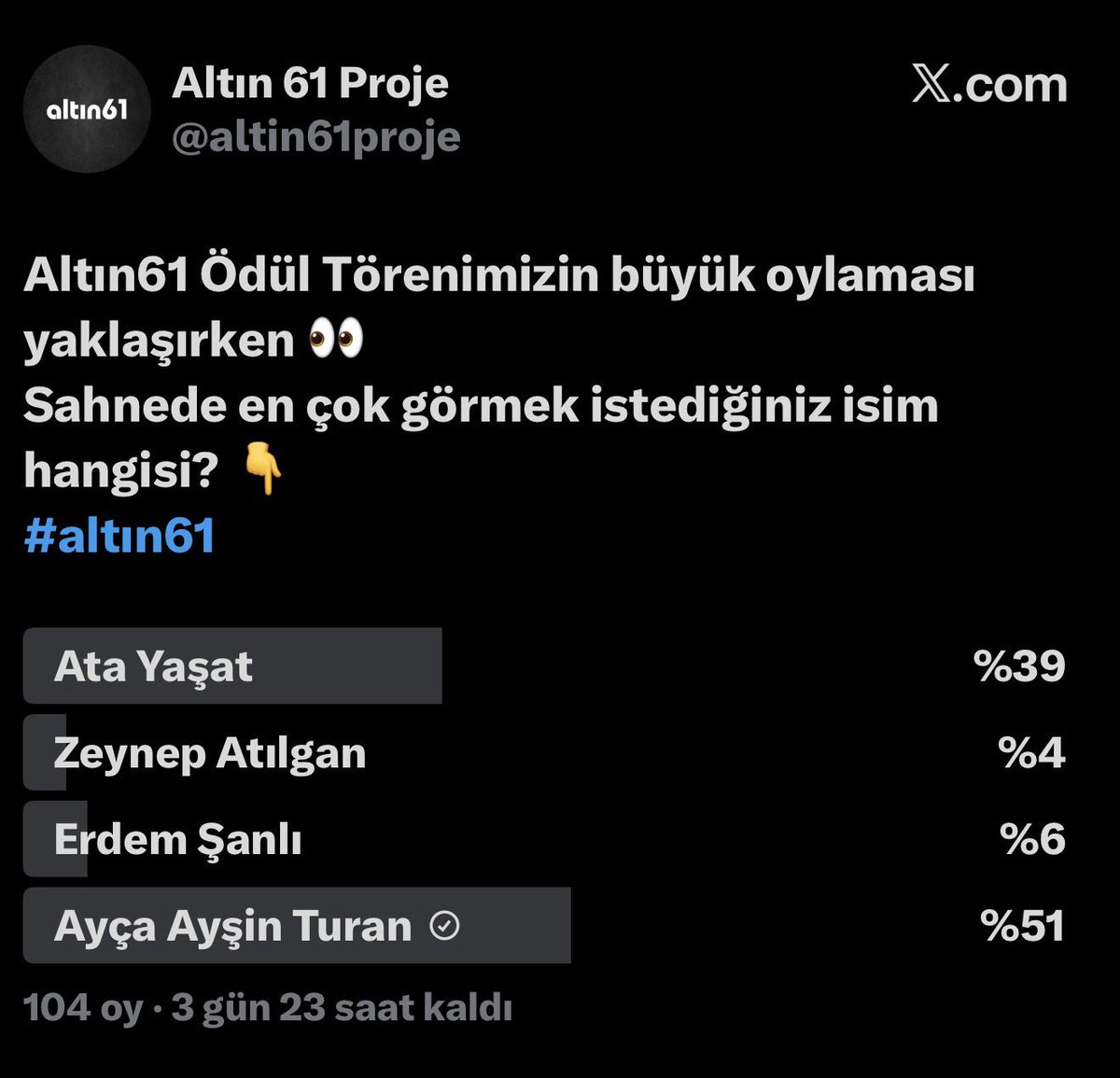 Yasomm2816's tweet photo. Arkadaşlar hayal edin… Ayça ve Ekin yan yana ödül töreninde, beraber ödül alıyorlar. 🥹🤍 Bu hayali gerçeğe çevirmek bizim elimizde. Oylar Ekin Koç ve Ayça Ayşin Turan’a! 🫶🏻🏆

#MuhtemelAşk 
#AyçaAyşinTuran 
#EkinKoç 
#DefKad https://t.co/4Nxv5nNibp