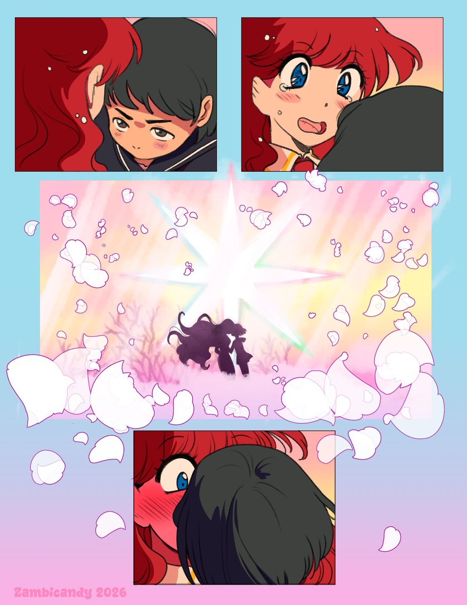 Zambicandy's tweet photo. I've been dreaming of a true love's kiss 🎶 
#goodbyelara #flcl #furikuri https://t.co/ubF2uupgWf