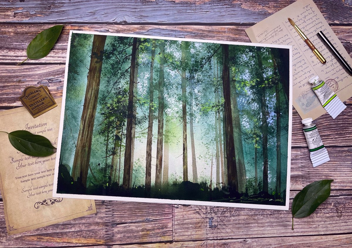 ssusilawati20's tweet photo. Today’s tiny art break: Exploring watercolor washes and playful mark-making in a 30-minute studio session—creation doesn’t have to be perfect to feel magical. https://t.co/vXx5hxDeSo