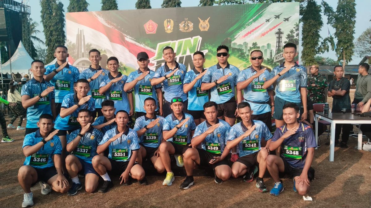 PenSulaiman's tweet photo. Personel Lanud Sulaiman Ikuti Fun Run dan Lomba Catur HUT ke-81 TNI https://t.co/V5KMOsNRwM
