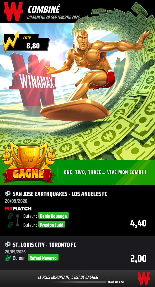 ADPronos13's tweet photo. 🌙💰 Encore des gains cette nuit en MLS chez AD PRONOS ! 🔥
🎯 Bouanga LIVE @2,24
💰 Combiné @8,80
📲 Suivez-nous pour la journée d’aujourd’hui, ça risque encore de bouger ! 👀🔥
#ADPRONOS #MLS #PRONOS https://t.co/ULwbF9Us8j