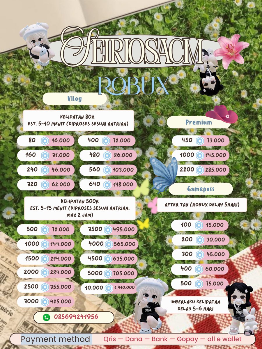 pwrettyiu's tweet photo. ₊˚⊹ 🥢 pricelist (๑>◡<๑) https://t.co/tDeB8RiB4K