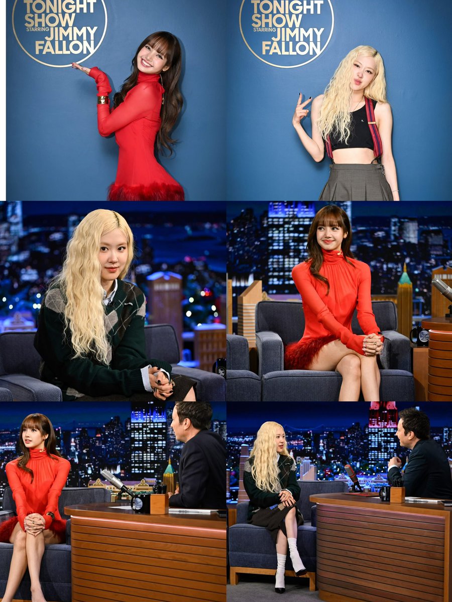 R_L_CHAELISA's tweet photo. the tonight show✨
#Chaelisa #ROSÉ #LISA https://t.co/qFmx2IjMgD