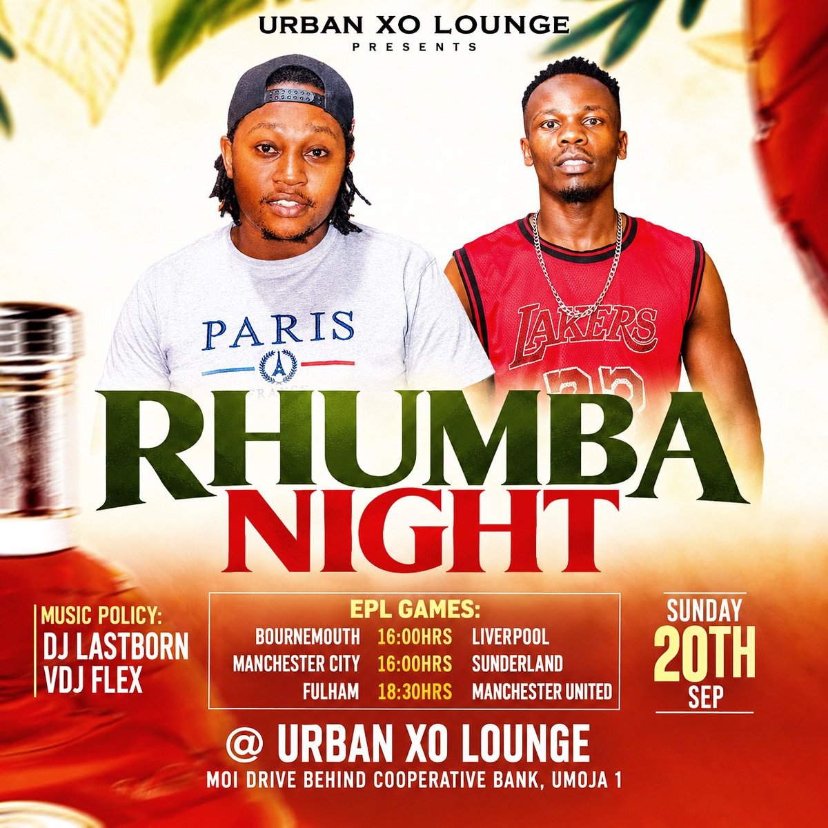 vdeejayFlex_KE's tweet photo. Sunday is for good vibes, smooth Rhumba and timeless melodies at @urbanxolounge_official
Let the music speak, let the weekend flow. 
Its Rhumba Sunday.
#fyp #fypp #viralpost #today #x https://t.co/1QTkVCou26