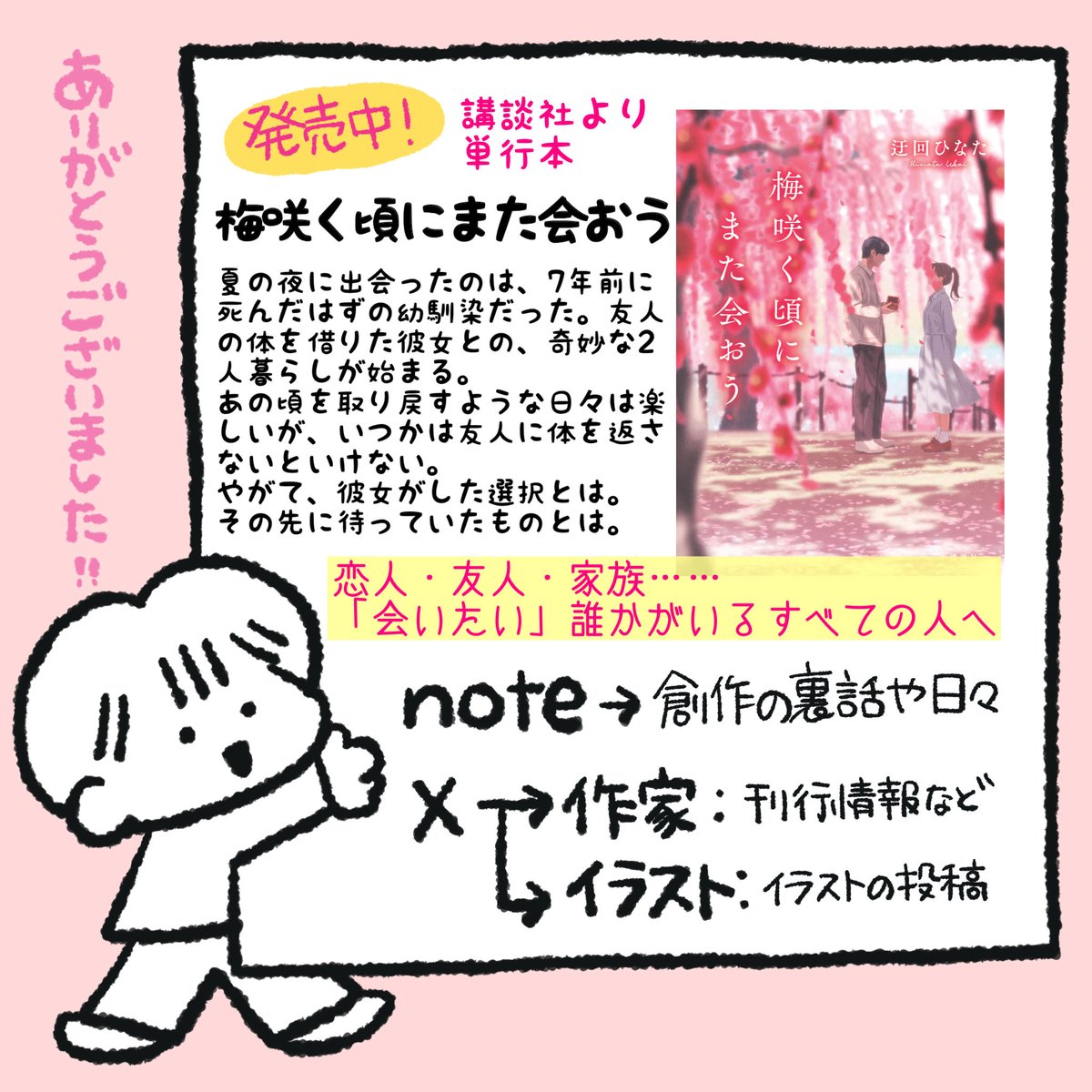 pinata_u1126's tweet photo. せっかくだから参加してみよ！　イラストが大好きな小説家🎨　アオアシカツオドリのアオアシさんメインに、人物、ハロプロの似顔絵も描きます(〃ω〃)

小説「梅咲く頃にまた会おう」講談社さんより発売中🌸

#シルバーウィークはフォロワーさんが増えるらしい 
#5連休は掘り出し作家大収穫祭 https://t.co/WCYzuxuY3c