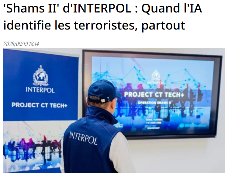 Tele_Jasmin's tweet photo. On sort l’IA, on trie des milliers de visages extraits de contenus jihadistes, on identifie 126 combattants. 

Saïed adore ça : partenaire sérieux, capitale utile, sécurité. 

Ce même gouvernement incarcère un journaliste et négocie avec le projet islamiste dès qu’il peut... https://t.co/dlyhiYr0kk