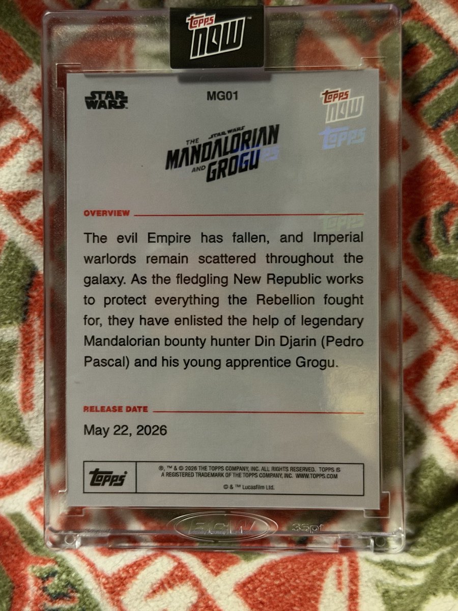 46aya_es's tweet photo. 2026 Topps NOW Star Wars Mandalorian and Grogu 1/1 FoilFractor

どなたか買い取っていただける方いますか

ご希望の方はDMにお願いします
#Topps #Toppsnow #starwars #mandalorian #grogu #スターウォーズ #マンダロリアン #グローグー https://t.co/XDlHiWNsDt