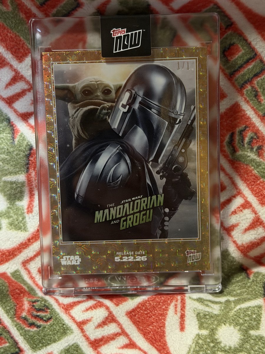 46aya_es's tweet photo. 2026 Topps NOW Star Wars Mandalorian and Grogu 1/1 FoilFractor

どなたか買い取っていただける方いますか

ご希望の方はDMにお願いします
#Topps #Toppsnow #starwars #mandalorian #grogu #スターウォーズ #マンダロリアン #グローグー https://t.co/XDlHiWNsDt