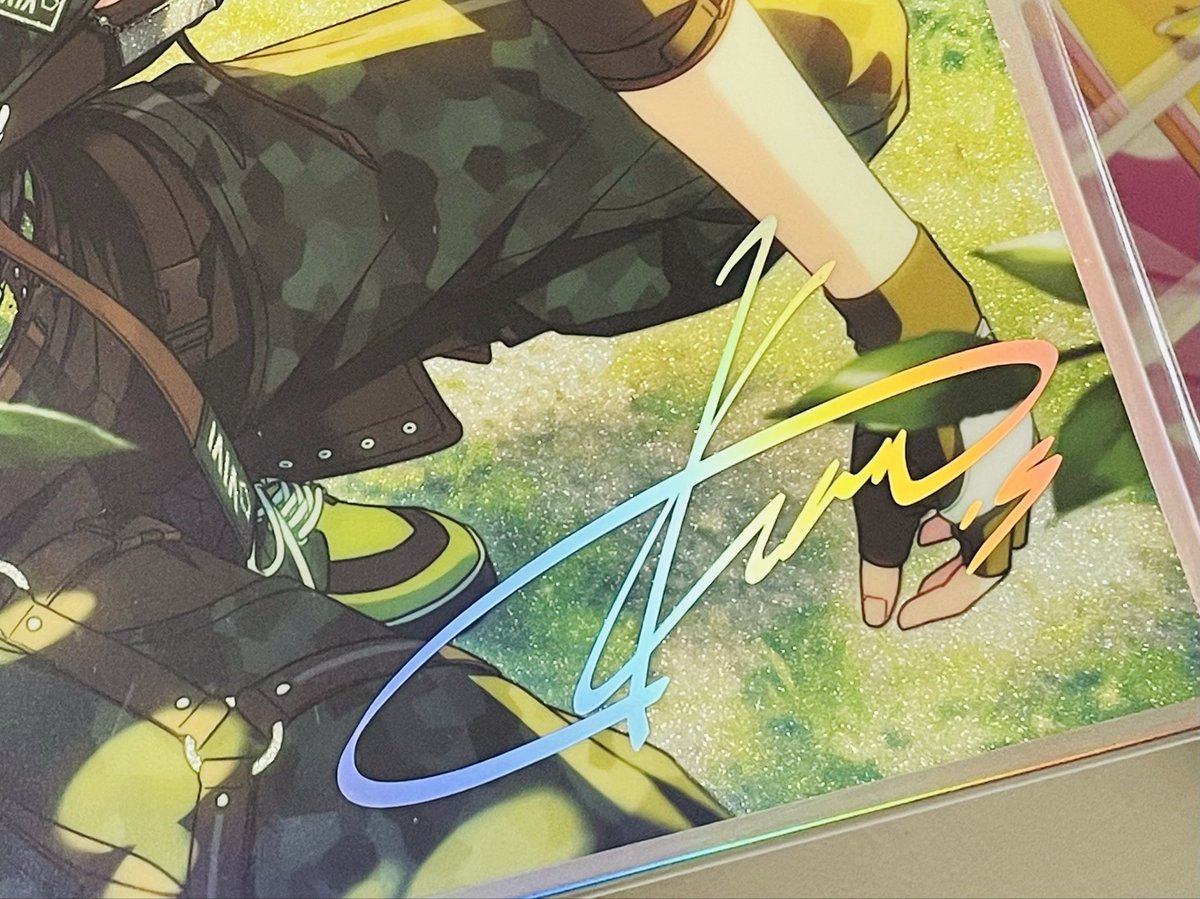 comicaholic5_5's tweet photo. 【譲渡】あんスタ　中国　色紙

譲) 凪砂5┊日和4┊茨9
求) ¥200/枚＋送料

✎𓂃収納スペースの関係で定価以下としております

✎𓂃手渡し1点、郵送3点〜
(しっかりした作りのため、強いご希望がなければ片面補強)

✎𓂃画像②③はパール感とサインの参考

平日渋谷┊池袋(9/22夕方〜、27)郵送 https://t.co/aGDhA4DhO8