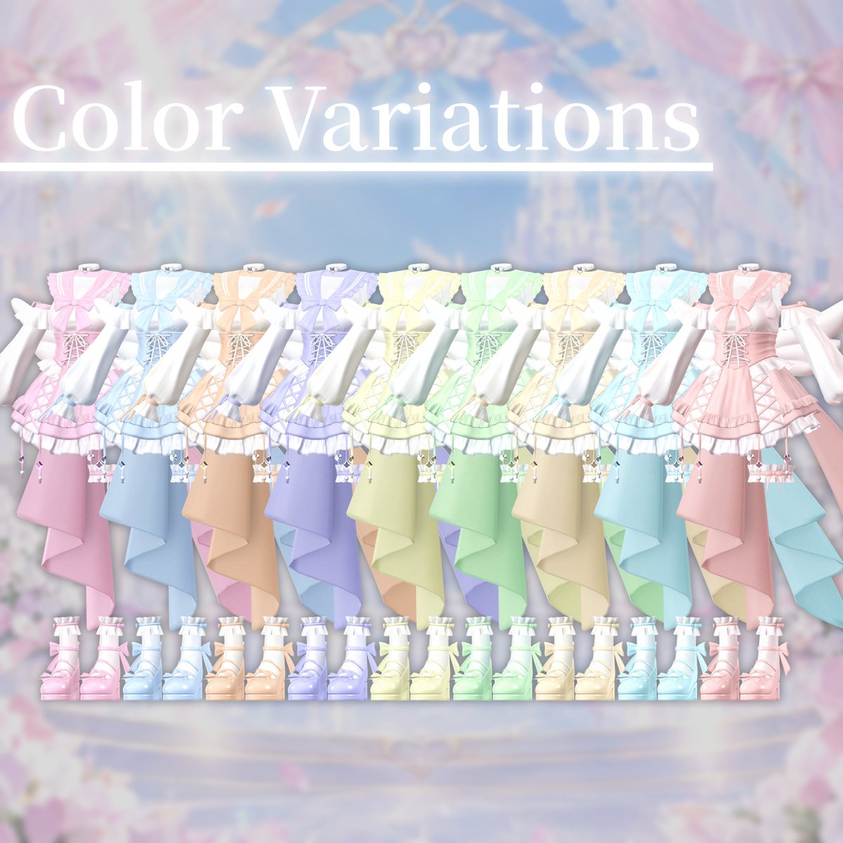 tarominon's tweet photo. 💘弓矢ギミック付き3D衣装『Sailor Cupid』🎀

🔗https://t.co/w6Rx3rpWrG

💎👑ただいま超BIGセール延長中！👑💎

✨今回は全35種類のカラーバリエーションを用意しています！✨

定番カラーから個性的なカラーまで、
あなたにぴったりの「Sailor Cupid」を
ぜひ探してみてください💕 https://t.co/E0mYu1fwVo