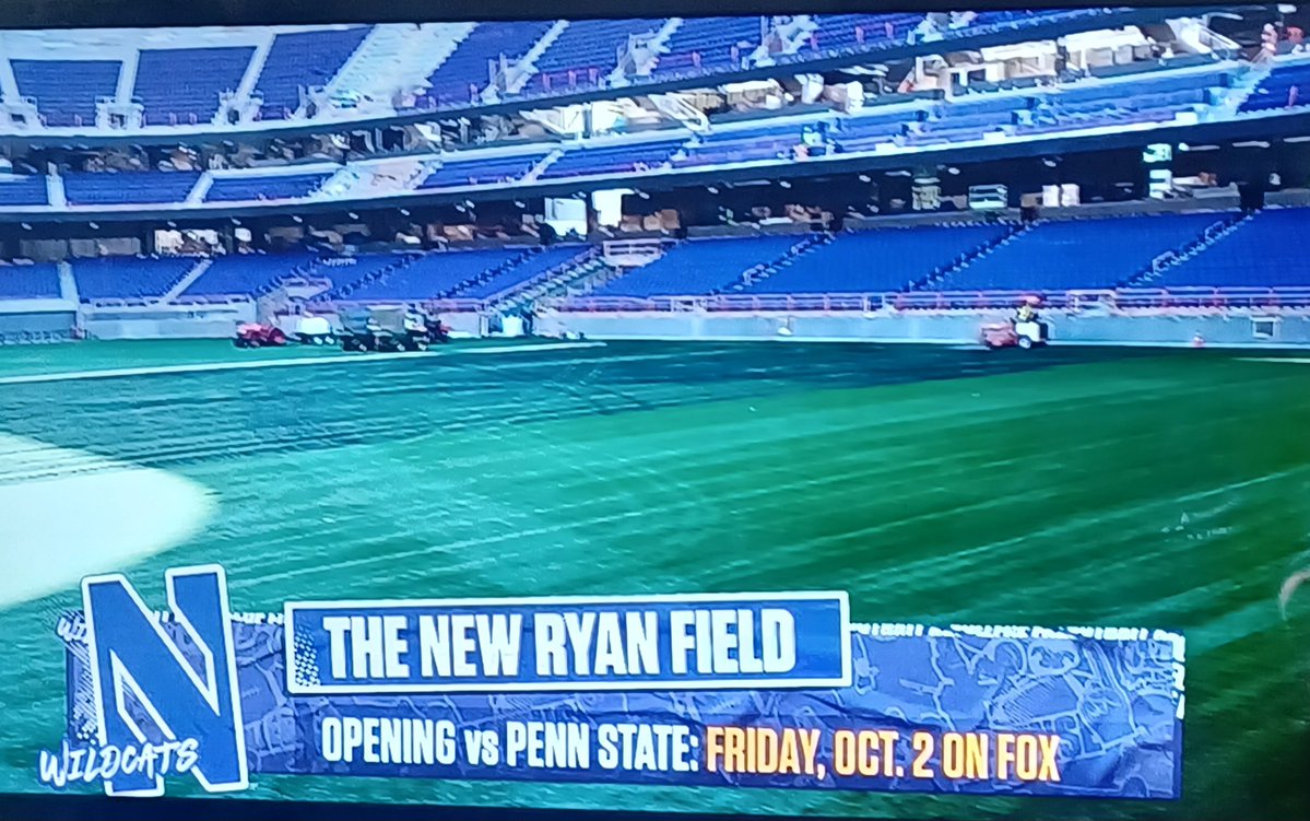 parkerandtheman's tweet photo. Northwestern`s 41-7 rout of Prime Deion Sanders` Colorado team today, is the LAST game #Wildcats play at that soccer stadium on Lake Michigan in Evanston. Their next H0ME game (in 2 weeks) 0PENS the NEW billion $$$ venue at same spot as the 0LD one, and it`s... AMAZING! https://t.co/xee5Bdbjvp
