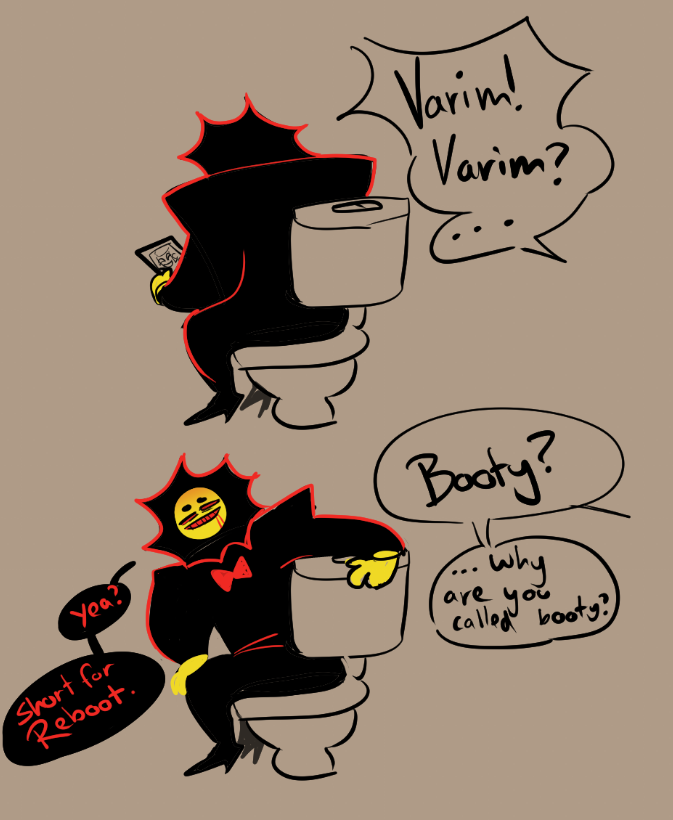 2t00ber's tweet photo. I don't think a lot of you know but my real name is Reboot or Booty! The name Varim is my nsfw sona. But since I'm interacting more call me Booty 🫶❤️ https://t.co/W5a3F4R1w8