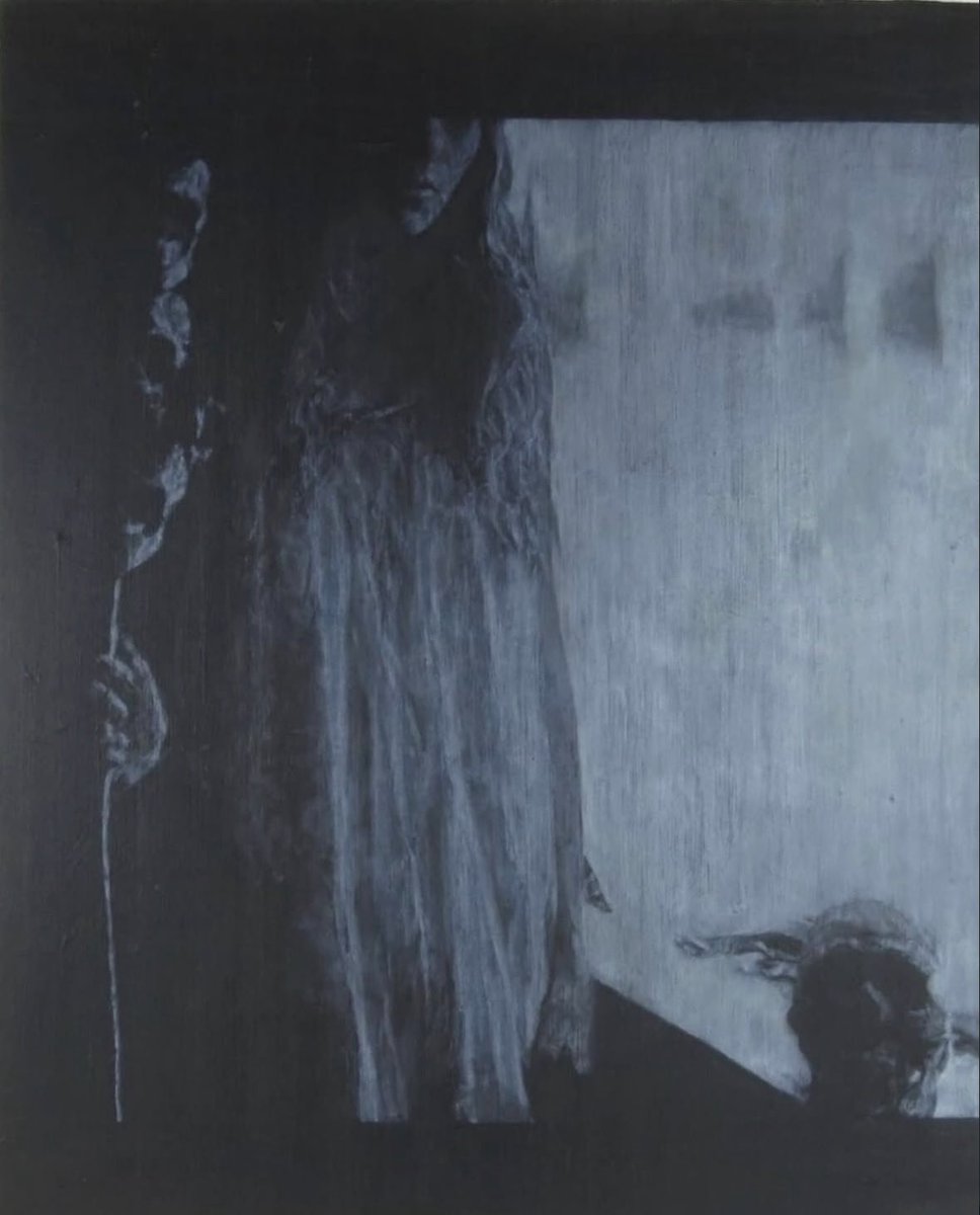 Myblackdiary93's tweet photo. Paintings by Stefan Burnett (MC Ride of Death Grips) https://t.co/qmBdmM5dzi