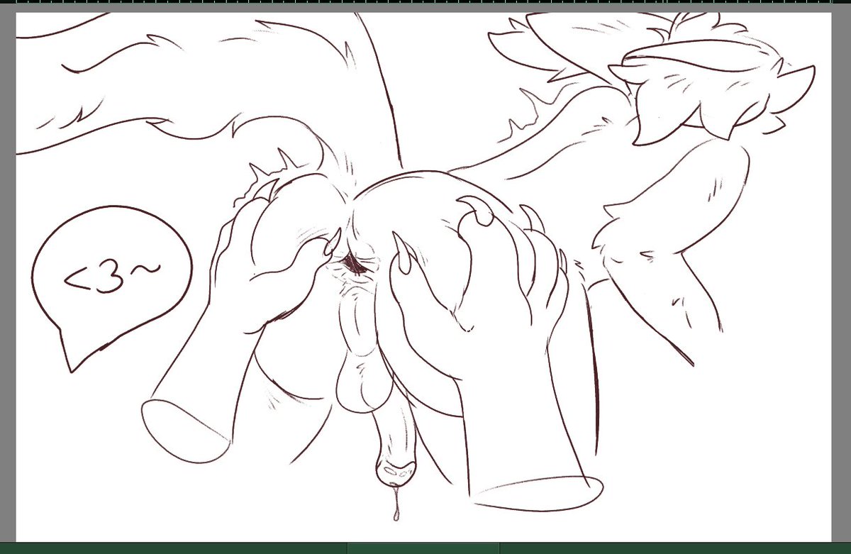 jackal_off's tweet photo. little stretch doodle https://t.co/aeeBwUTbzt
