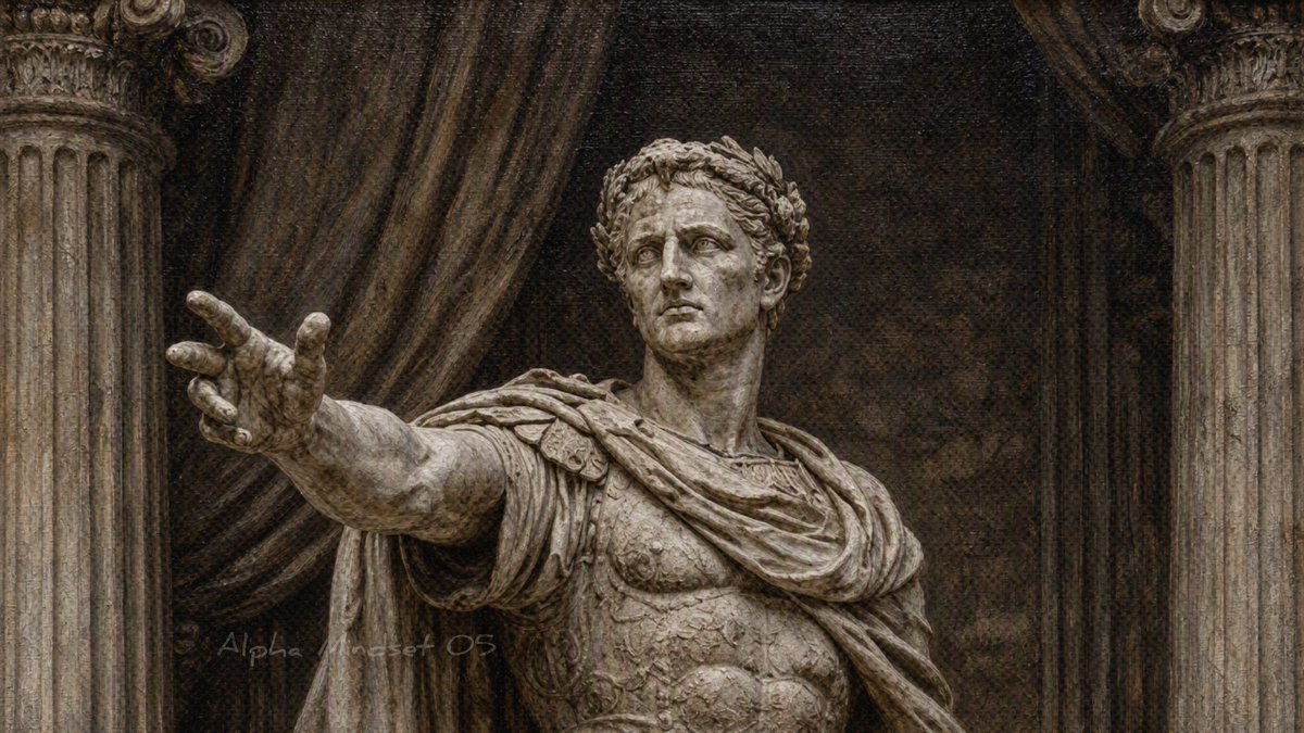 HistoryDailyyy's tweet photo. "The weak man praise for storm to pass. The strong man learns to command it."

*-Julius Caesar https://t.co/MBZej9MYiD