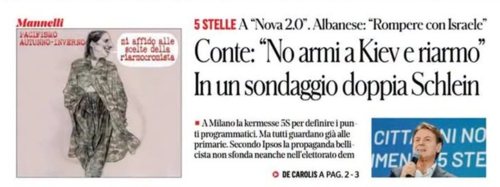 BracaliM's tweet photo. Arriva un bel messaggio per la #Schlein, adesso si deve muovere non può più rimanere passiva all'interno del @pdnetwork come ha fatto finora.
#SiPaceNoArmi #Nova2026 #iostoconConte #M5S #dallapartegiusta #Italia https://t.co/GAudJMcZ3p