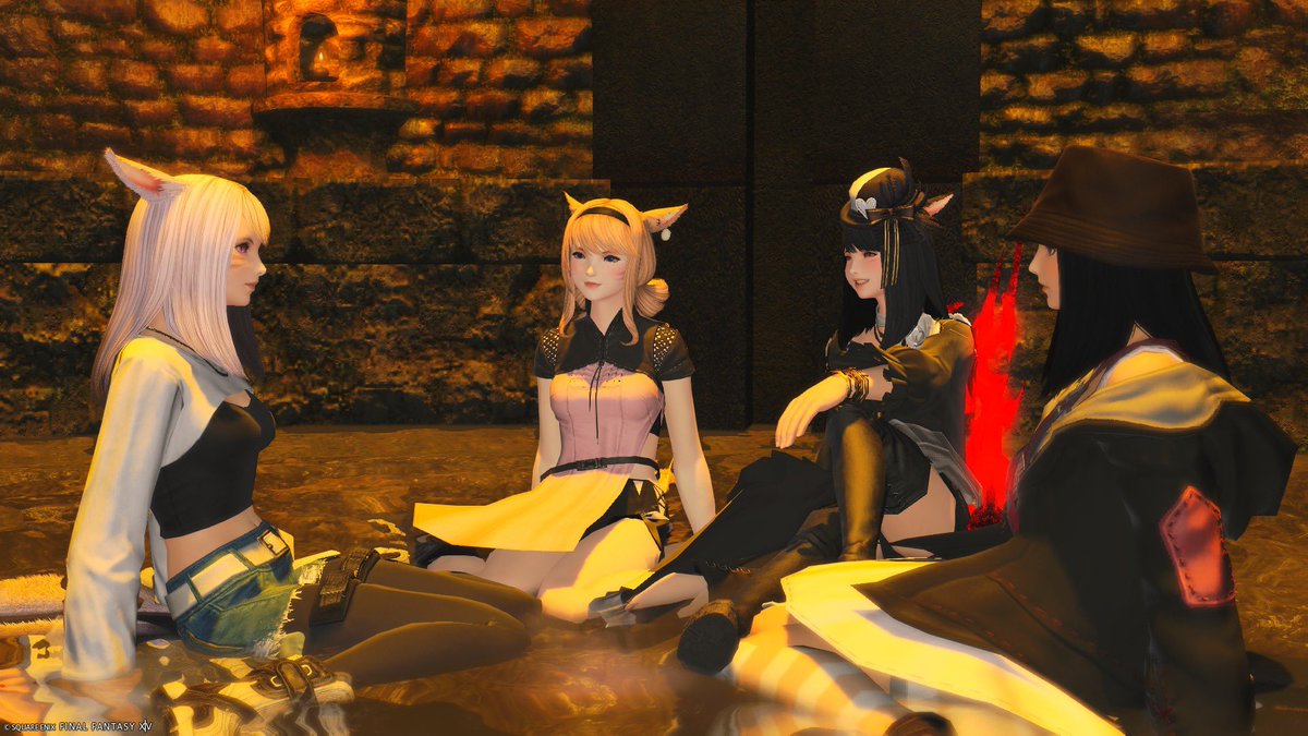 YuuhiHana's tweet photo. 女子会みたい(*´д`*)ﾊｧﾊｧ

#FF14
#ミコッテ https://t.co/tzM0kiaLPL