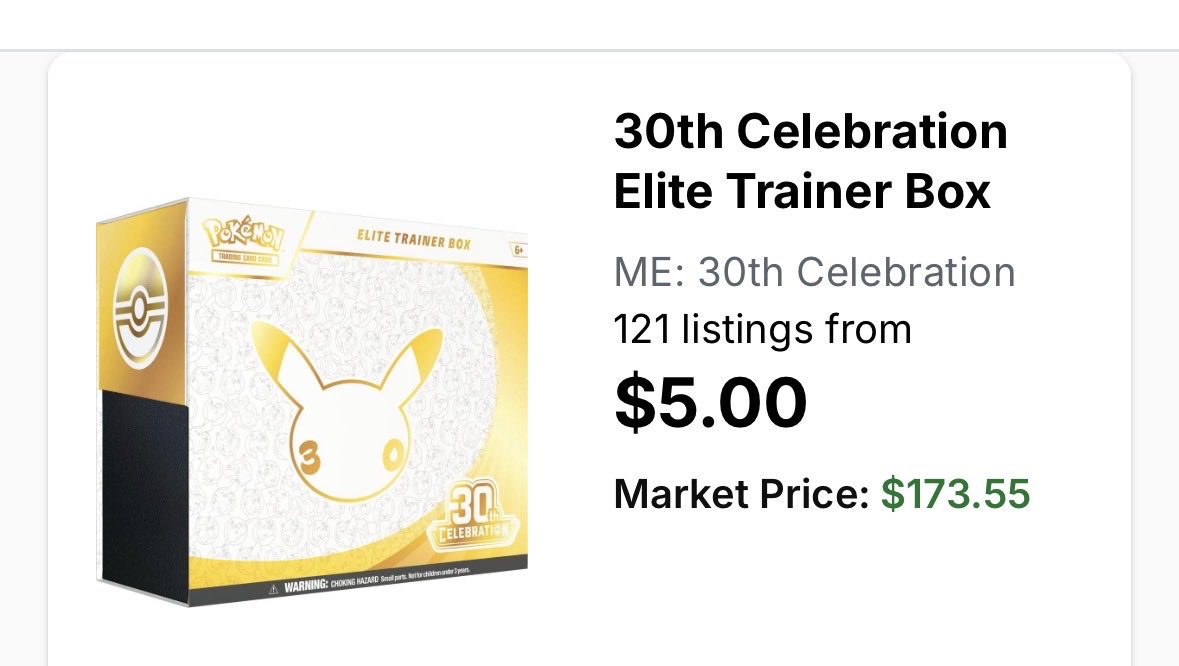 PropSh0t's tweet photo. @Dave5oh1 @SoniaStrummFan @simpleeemi I sold both my PC ETB’s for 320as well😂😂😂. Ppl getting bent over but it def ain’t the scalpers. https://t.co/1pMke6as4z